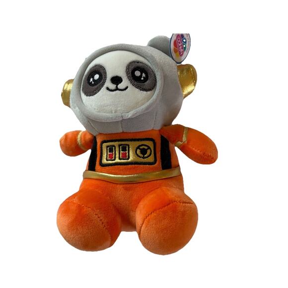 Nanco Panda Bear Dressed Astronaut Plush Stuffed Animal 7” - Picture 1 of 8